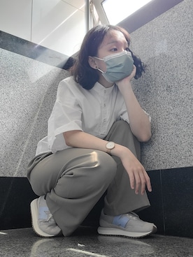 「Obaku Denmarkのアイテム」を使った、Pinguuさん（レディース・155cm）の夏コーディネート