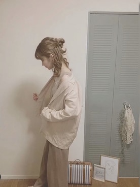 「GRL（グレイル）のアイテム（テーラードジャケット）」を使った、kiyomi920さん（レディース・164cm）の夏コーディネート