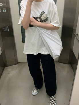 「TRUSS（トラス）のアイテム」を使った、mさん（レディース・168cm）の秋コーディネート