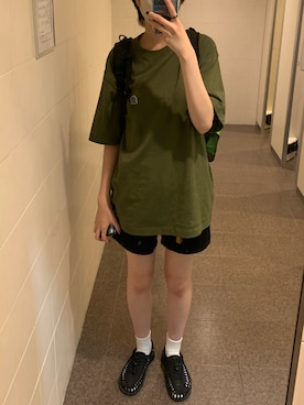 「BlackEyePatch（ブラックアイパッチ）のアイテム」を使った、mさん（レディース・168cm）の秋コーディネート