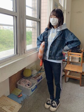 「roots（ルーツ）のアイテム」を使った、KIKI  PROさん（レディース・161cm）の秋コーディネート