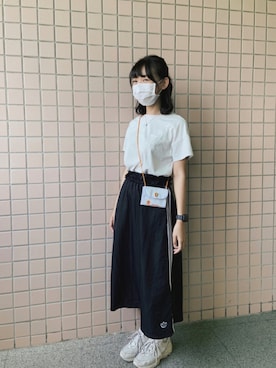 「niko and...（ニコアンド）のアイテム（財布/小物）」を使った、KIKI  PROさん（レディース・161cm）の秋コーディネート