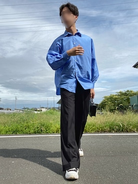 「Ellno Loset（エルノロゼット）のアイテム（リング）」を使った、iciさん（メンズ・172cm）の秋コーディネート