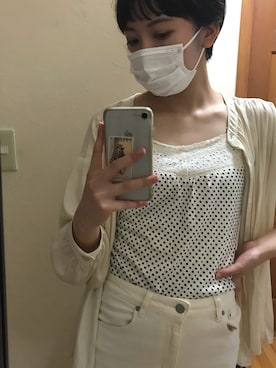 「Vert Dense（ヴェールダンス）のアイテム」を使った、みゆうさん（レディース・159cm）の夏コーディネート