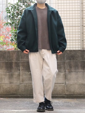 「RUUBON（ルーボン）のアイテム（その他パンツ）」を使った、シゲさん（メンズ・170cm）の冬コーディネート