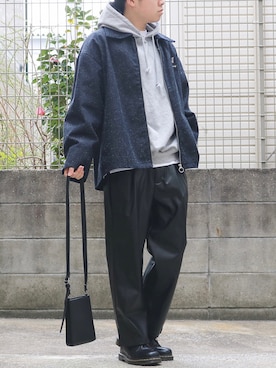 「DOOPZ（ドープス）のアイテム（ブルゾン）」を使った、シゲさん（メンズ・170cm）の冬コーディネート