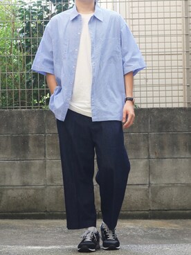 「y/m by MARSEE（イムバイマーシー）のアイテム」を使った、シゲさん（メンズ・170cm）の夏コーディネート