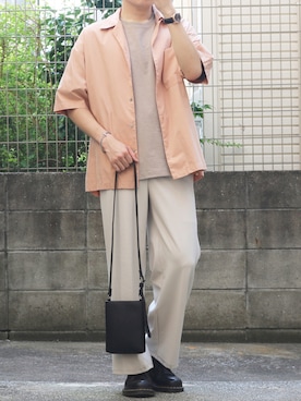 シャツ ブラウスを使った 暖色系 の人気ファッションコーディネート Wear