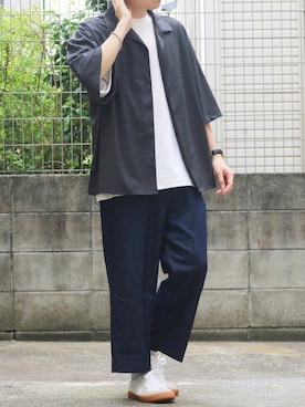 「y/m by MARSEE（イムバイマーシー）のアイテム」を使った、シゲさん（メンズ・170cm）の夏コーディネート