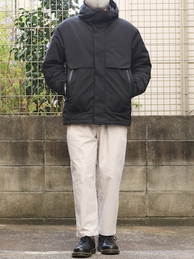 「RUUBON（ルーボン）のアイテム（その他パンツ）」を使った、シゲさん（メンズ・170cm）の冬コーディネート