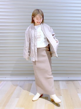 「LEPSIM」｜「アイテム（その他）」を使った、ぴんさん（レディース・153cm）の冬コーディネート