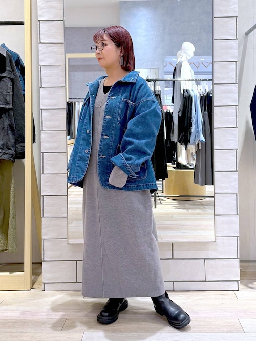LEPSIM 西新井ぴんさんのデニムジャケットを使ったコーディネート 