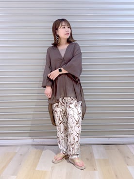「LEPSIM」｜「アイテム（その他）」を使った、ぴんさん（レディース・153cm）の夏コーディネート