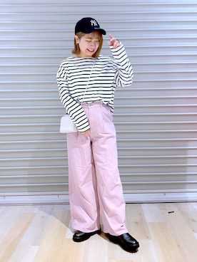 「LEPSIM」｜「アイテム（その他）」を使った、ぴんさん（レディース・153cm）の冬コーディネート