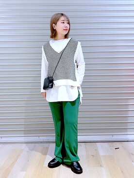 「LEPSIM」｜「アイテム（その他）」を使った、ぴんさん（レディース・153cm）の冬コーディネート