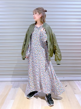「LEPSIM」｜「アイテム（その他）」を使った、ぴんさん（レディース・153cm）の冬コーディネート