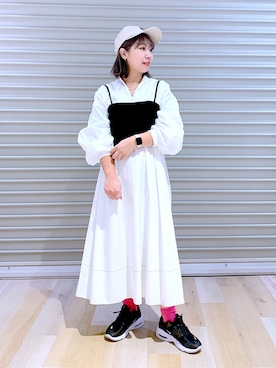 「LEPSIM」｜「アイテム（その他）」を使った、ぴんさん（レディース・153cm）の春コーディネート