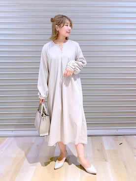 「LEPSIM」｜「アイテム（その他）」を使った、ぴんさん（レディース・153cm）の冬コーディネート