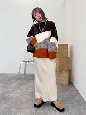 ぴんさん(レディース・153cm)の秋コーディネート