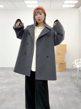 「アイテム（その他トップス）」を使った、ぴんさん（レディース・153cm）の秋コーディネート