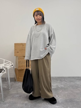 「アイテム（その他トップス）」を使った、ぴんさん（レディース・153cm）の秋コーディネート