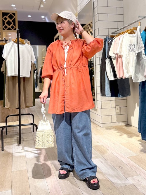 LEPSIM＊カーブバギーデニムパンツ　286819 LEPSIM ジーンズ デニム デニムパンツ カーブバギーデニムパンツ