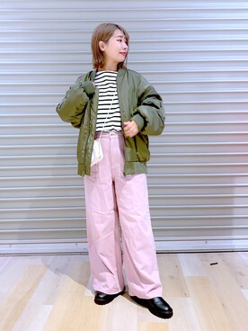 「LEPSIM」｜「アイテム（その他）」を使った、ぴんさん（レディース・153cm）の冬コーディネート