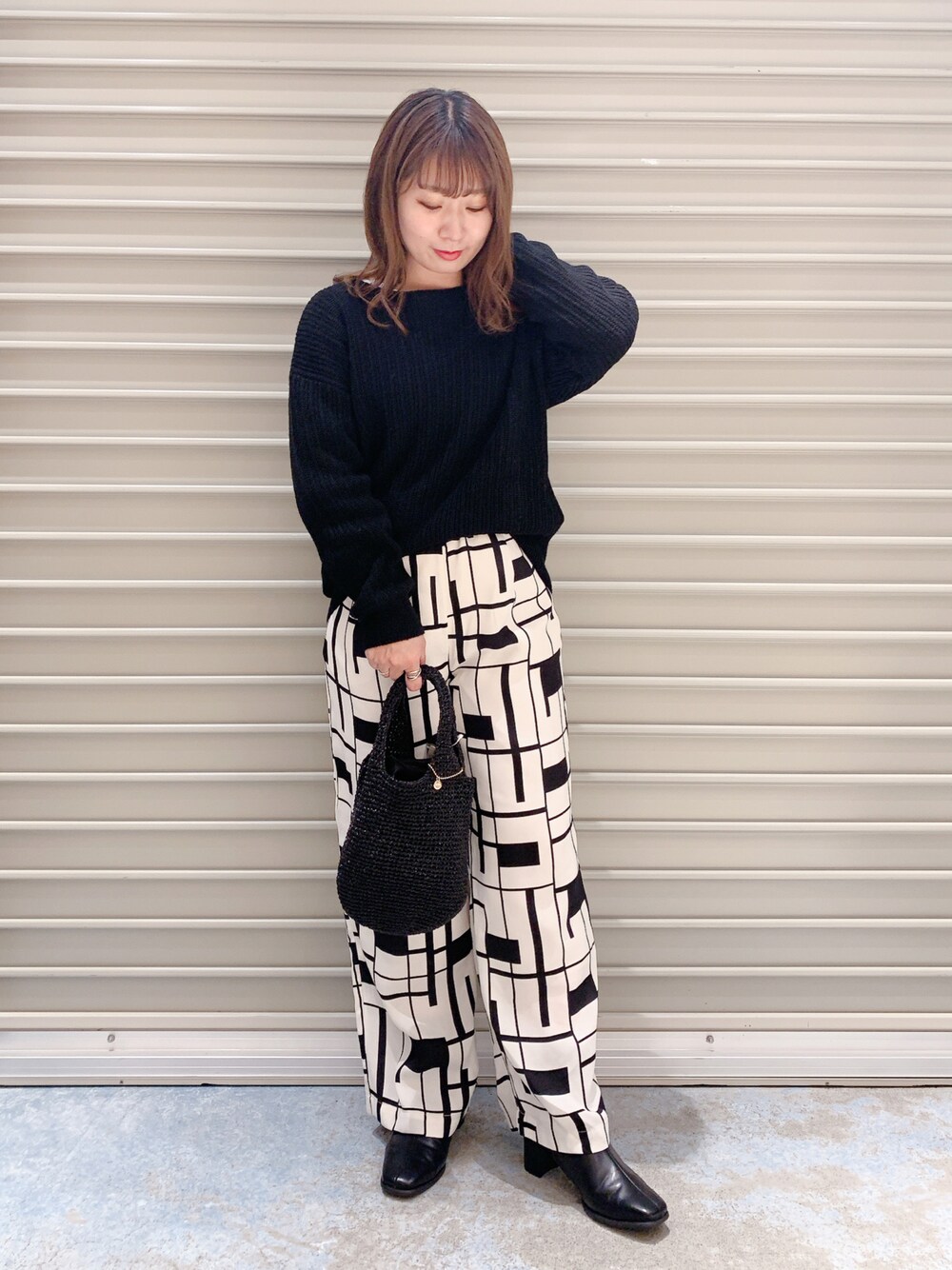 LEPSIM（レプシィム）の「幾何学柄パンツ 229716（その他パンツ
