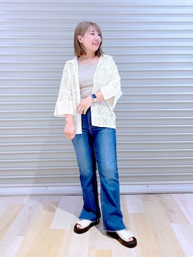 「LEPSIM」｜「アイテム（その他）」を使った、ぴんさん（レディース・153cm）の春コーディネート