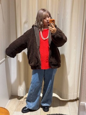 ぴんさん（レディース・153cm）の冬コーディネート