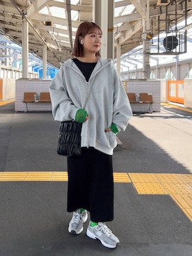 LEPSIMレプシィム ZIPアップBIGフーディー LEPSIM ZIPアップBIG