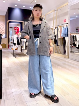 カラミ織り5分袖ジャケット 657167【KKfashion紹介アイテム】を使った