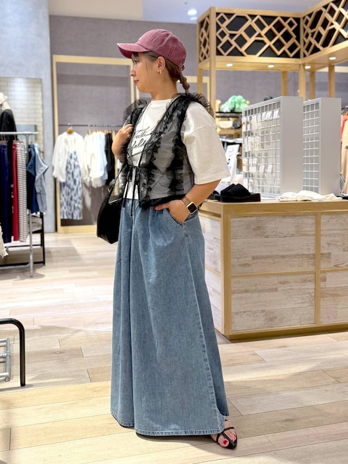 セール】シアーチュールフリルベスト 498700（ベスト）｜LEPSIM