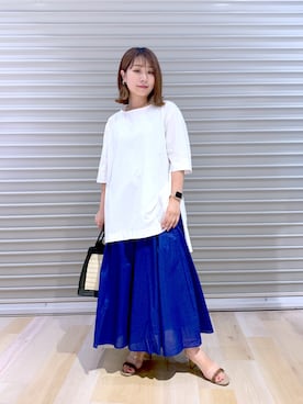 「レプシィム(LEPSIM)」｜「アイテム（その他）」を使った、ぴんさん（レディース・153cm）の夏コーディネート