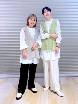 「LEPSIM」｜「アイテム（その他）」を使った、ぴんさん（レディース・153cm）の冬コーディネート