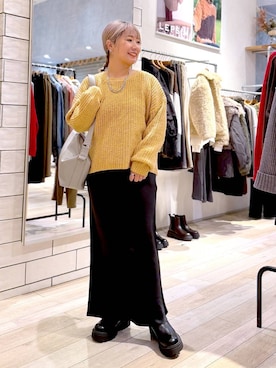 「旅行」｜「アイテム（アクセサリー）」を使った、ぴんさん（レディース・153cm）の秋コーディネート