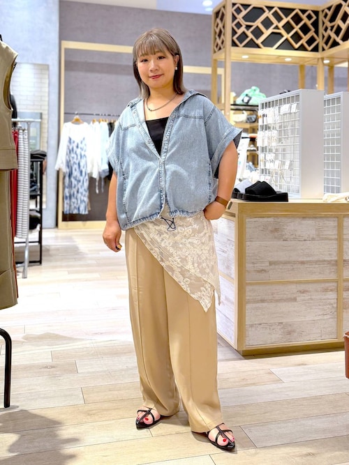 デニムシャツベスト 321493（ベスト）｜LEPSIM（レプシィム）の