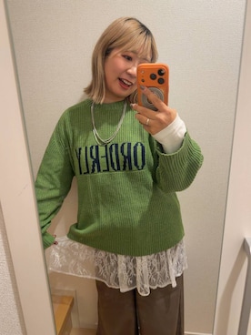 「旅行」｜「アイテム（アクセサリー）」を使った、ぴんさん（レディース・153cm）の冬コーディネート