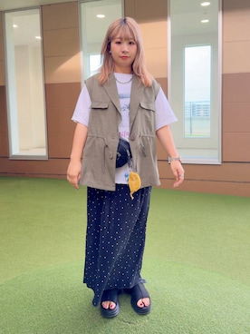 ぴんさん（レディース・153cm）の夏コーディネート