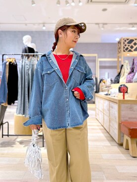 「ドットエスティ秋コーデ」｜「アイテム（キャップ）」を使った、ぴんさん（レディース・153cm）の秋コーディネート