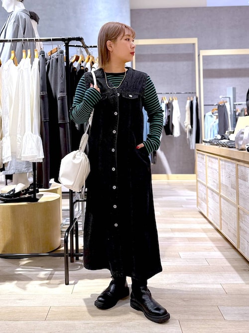 セール】デニムジレワンピース 299923（ワンピース）｜LEPSIM