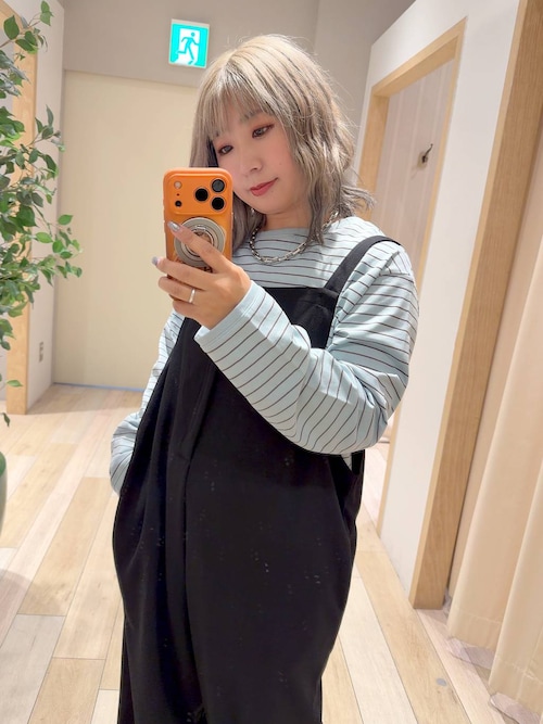 細ピッチボーダーロンT 634629（Tシャツ/カットソー）｜LEPSIM