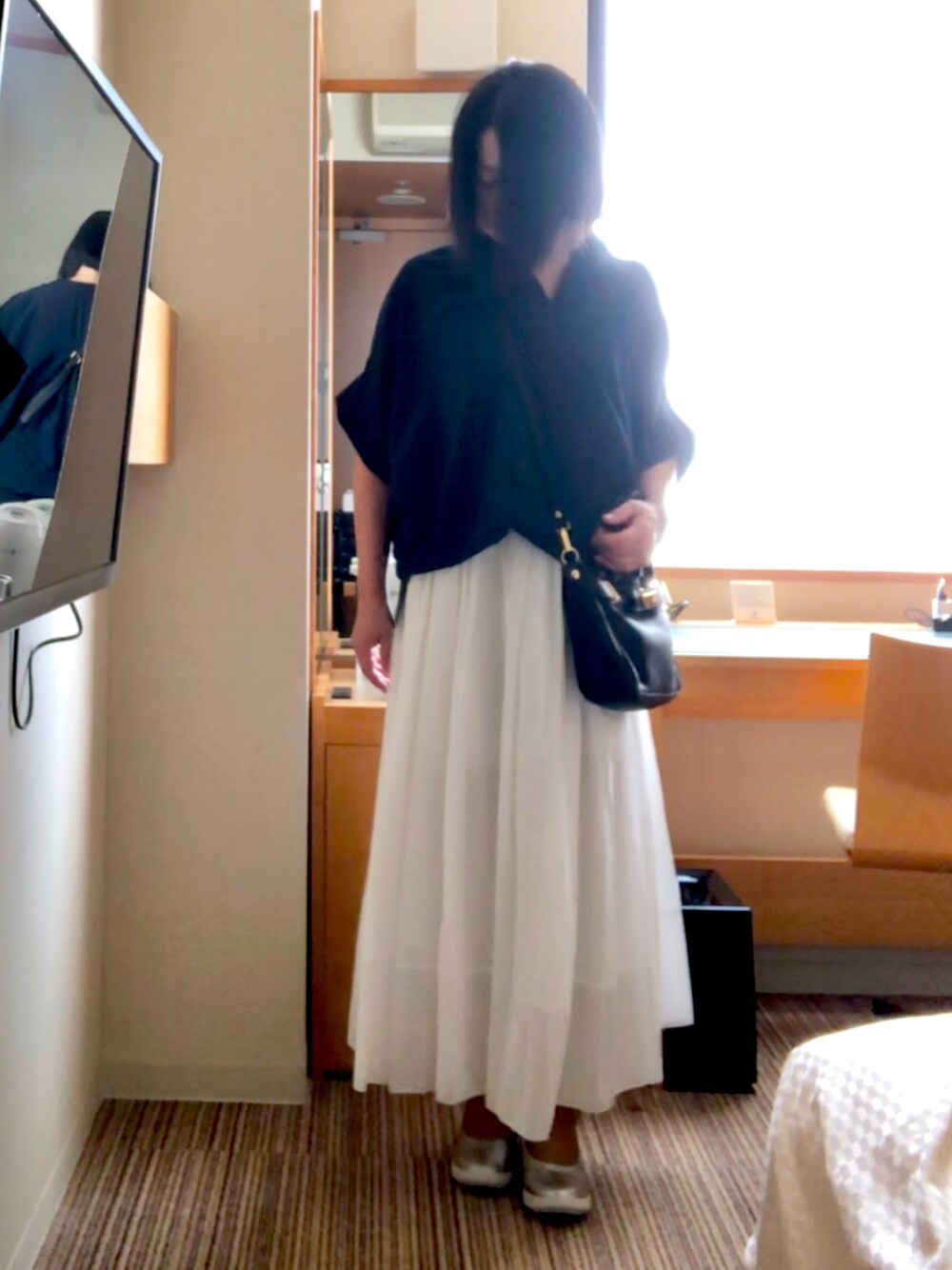 美品 plage COTTON GATHERED コットンギャザースカート plage（プラージュ）の「COTTON GATHERED スカート（スカート