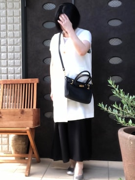 「niko and...（ニコアンド）のアイテム（ワンピース/ドレス）」を使った、ロビンさん（骨格ストレート・レディース・160cm）の夏コーディネート