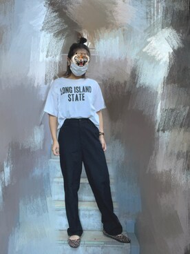 「BALENCIAGA」｜「アイテム（パンプス）」を使った、Ran®️Ran2🌵さん（レディース・156cm）の秋コーディネート