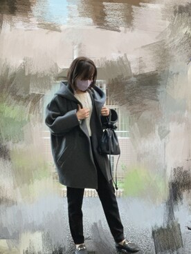 「AP STUDIO（エーピーストゥディオ）のアイテム（ジャケット/アウター）」を使った、Ran®️Ran2🌵さん（レディース・156cm）の秋コーディネート