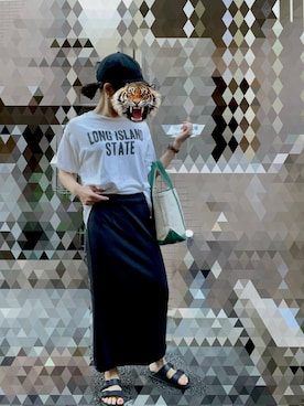 Ran®️Ran2🌵さん（レディース・156cm）の夏コーディネート