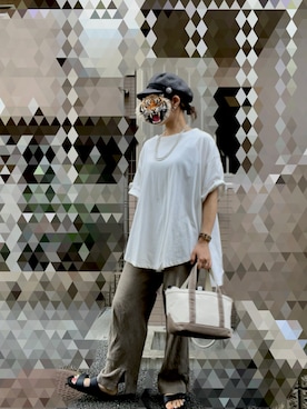 Ran®️Ran2🌵さん（レディース・156cm）の夏コーディネート