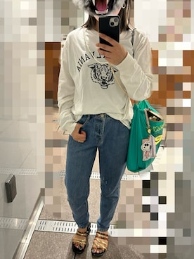 「CASETiFY（ケースティファイ）のアイテム（財布/小物）」を使った、Ran®️Ran2🌵さん（レディース・156cm）の夏コーディネート
