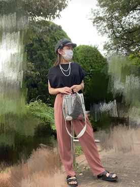 Ran®️Ran2🌵さん（レディース・156cm）の夏コーディネート